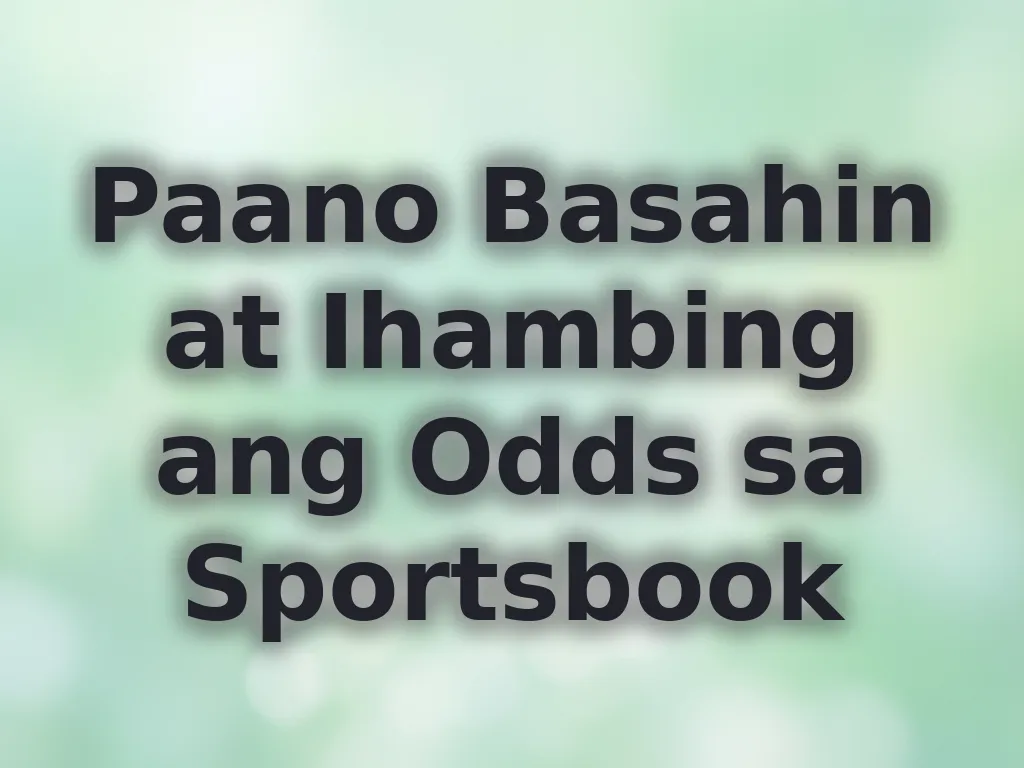 Odds Explained